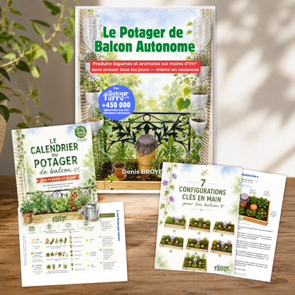 🌿 E-BOOK - POTAGER DE BALCON AUTONOME