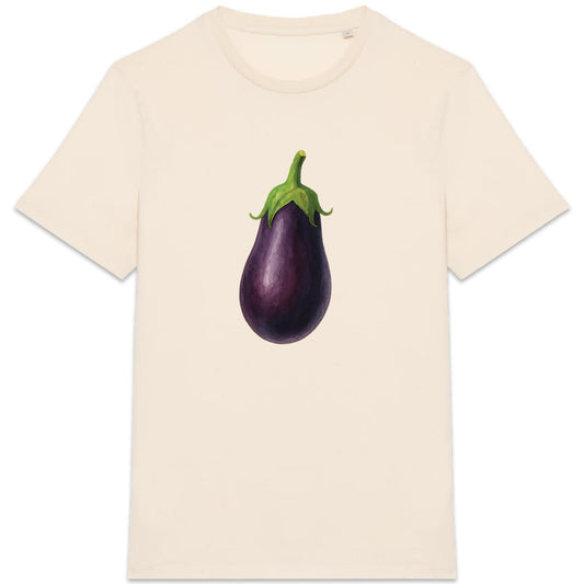 T-shirt mixte - Aubergine - face_1